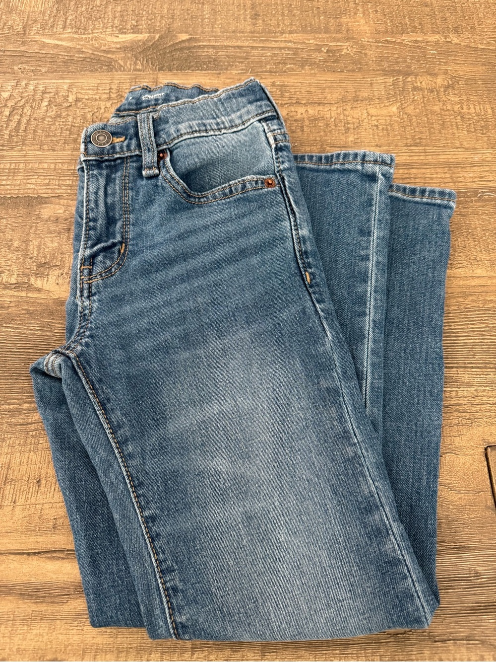 Old Navy Kids Blue Denim Jeans - Classic Straight Leg